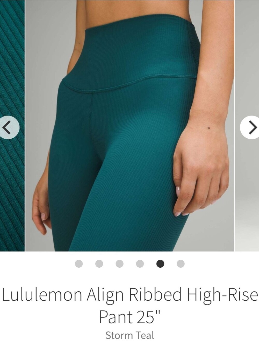 NWOT - Lululemon Align Ribbed High-Rise Pant 25"